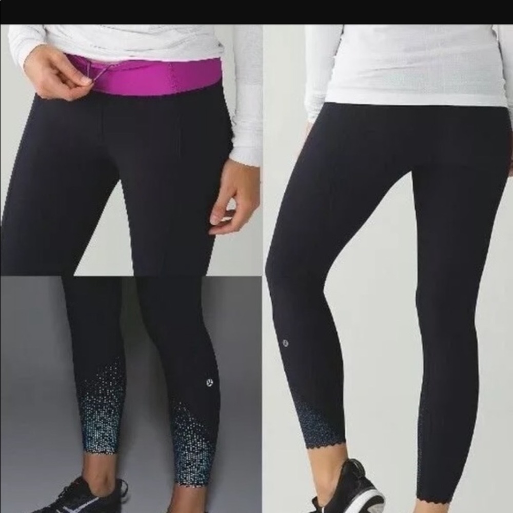 Lululemon tight stuff reflective leggings